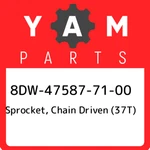 8DW-47587-71-00 Yamaha Sprocket, Chain Driven (37T) 8DW475877100, New Genuine Oe. Fixed Price $205.15.