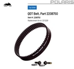Polaris Oem 21'-25' Pro Rmk/patriot/khaos Quick Drive Belt- 2208750/3211220. Fixed Price $239.99.