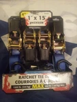 Erickson 1" X 15' 1200 Lb Racheting Tiedown Blue 31415. Fixed Price $30.00.