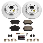 Powerstop Genuine Geomet Coated Rotor And Carbon-fiber Ceramic Brake Pad Kit. Fixed Price $203.27.