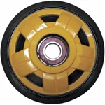 Parts Unlimited Idler Wheel 141MM X 20MM Yellow Snowmobile R0141D-2-401A. Fixed Price $40.75.