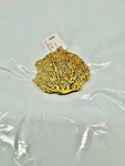 Women's Fashion Belt Buckle-gold -sea Fan *new. Fixed Price $30.25.