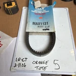 Dayco Snowmobile Belt MAX1131, Nos. Fixed Price $31.50.